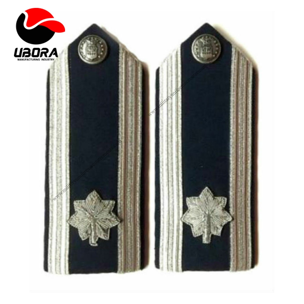 US AIR FORCE MALE MESS DRESS SHOULDER BOARDS - ALL RANKS - CURRENT ISSUE CP MADE star